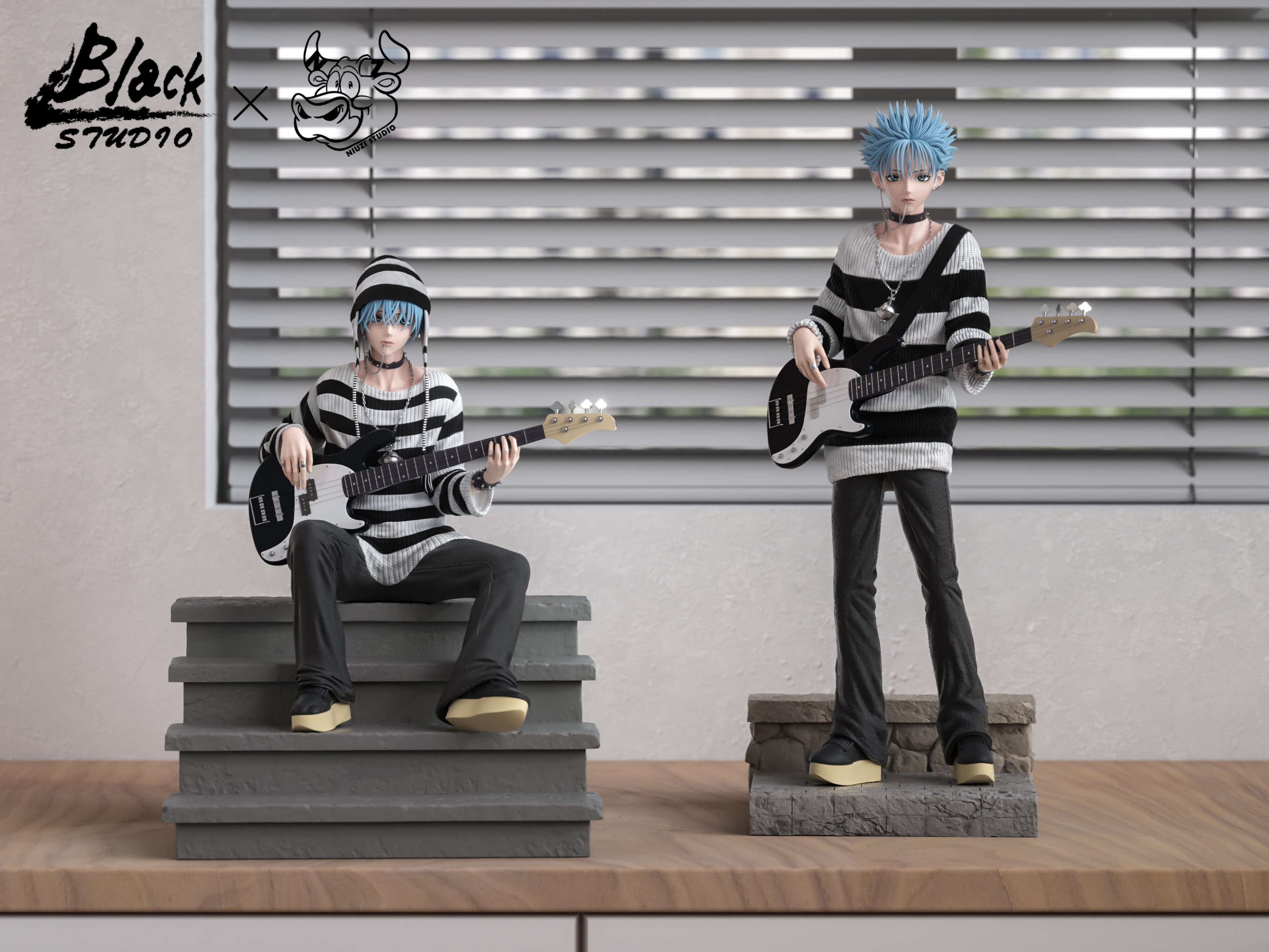 【Pre-sale】1/6 Scale Okazaki Shinichi 2.0-Nana-BLACK and NIUZI Studio