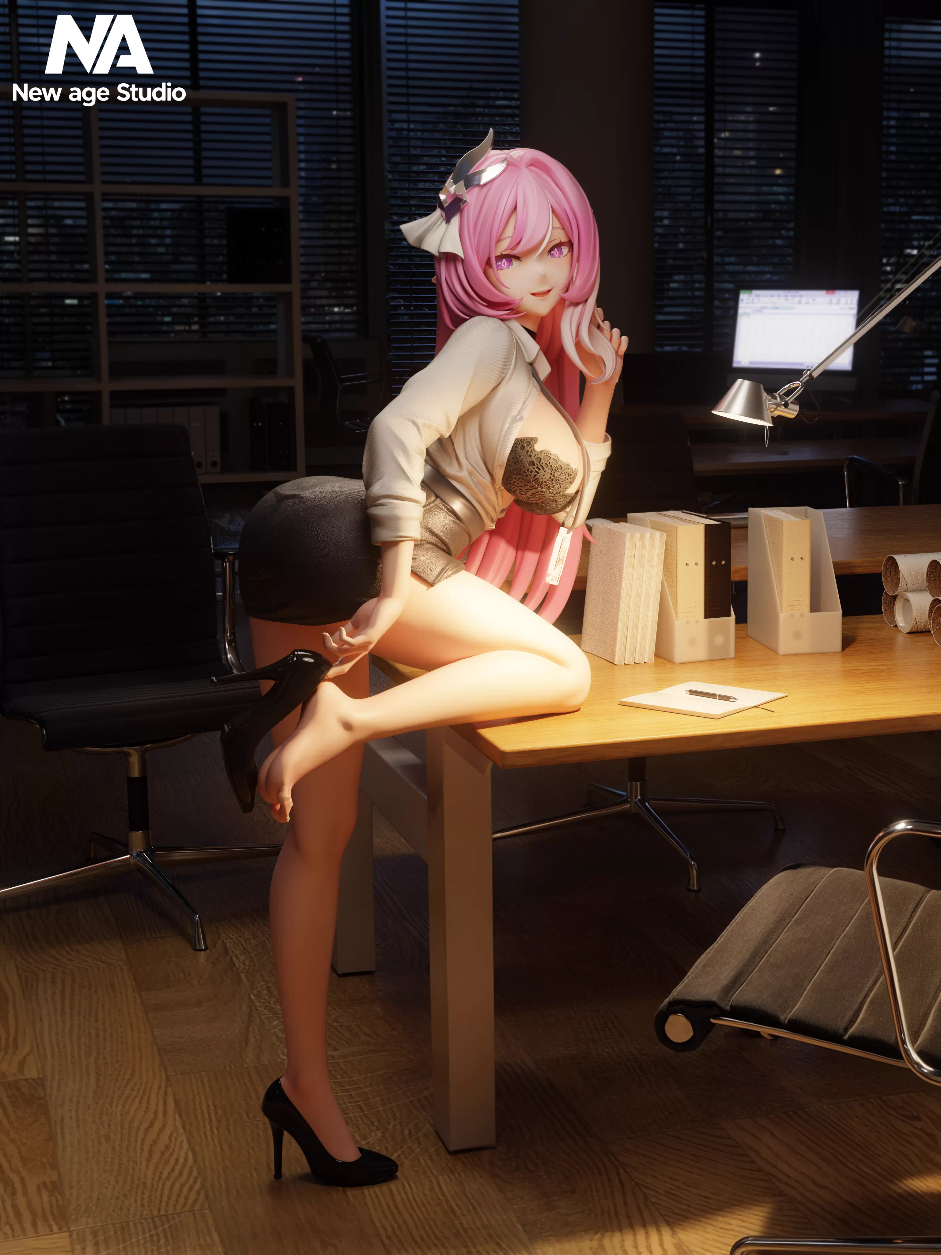 【Pre-sale】Office Lady Uniform Elysia-Honkai Impact 3-New Age Studio