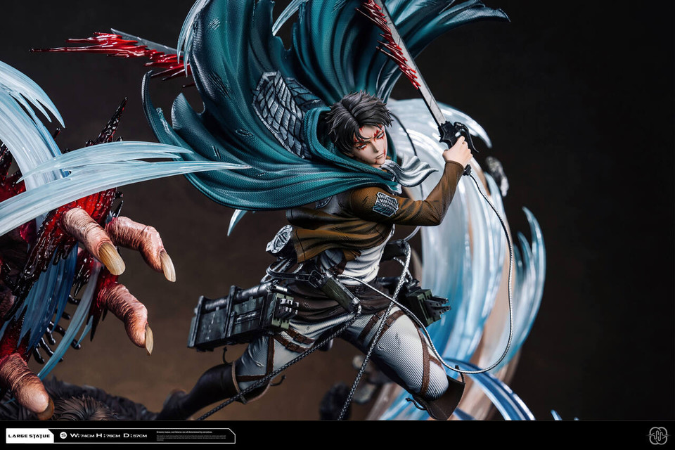 【Sold out】Levi vs Zeke-Attack on Titan-Hertz Studio