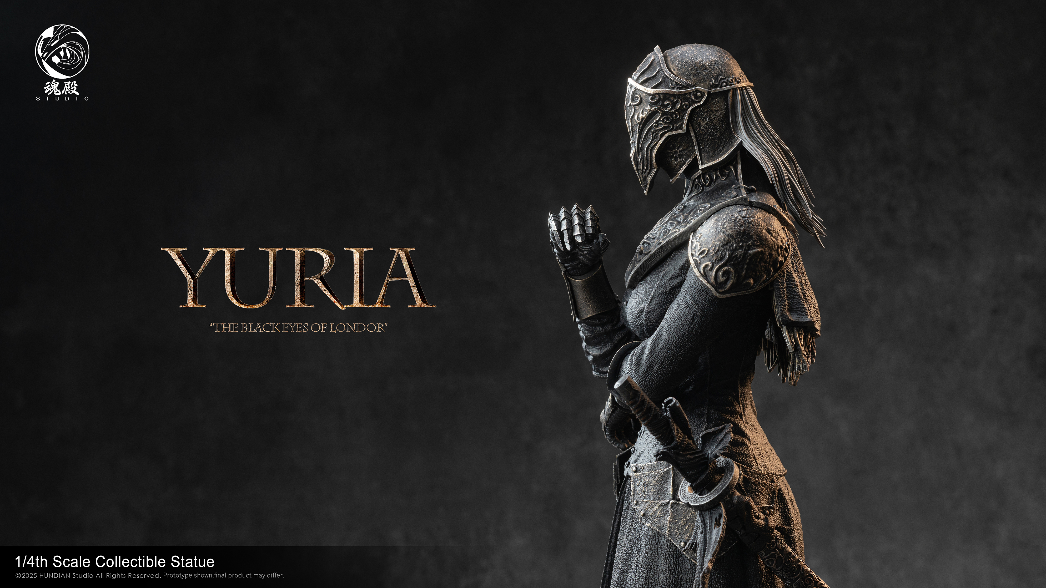 【Pre-sale】1/4 Scale The Black Eyes of Londor Yuria-Dark Souls-Hundian STUDIO
