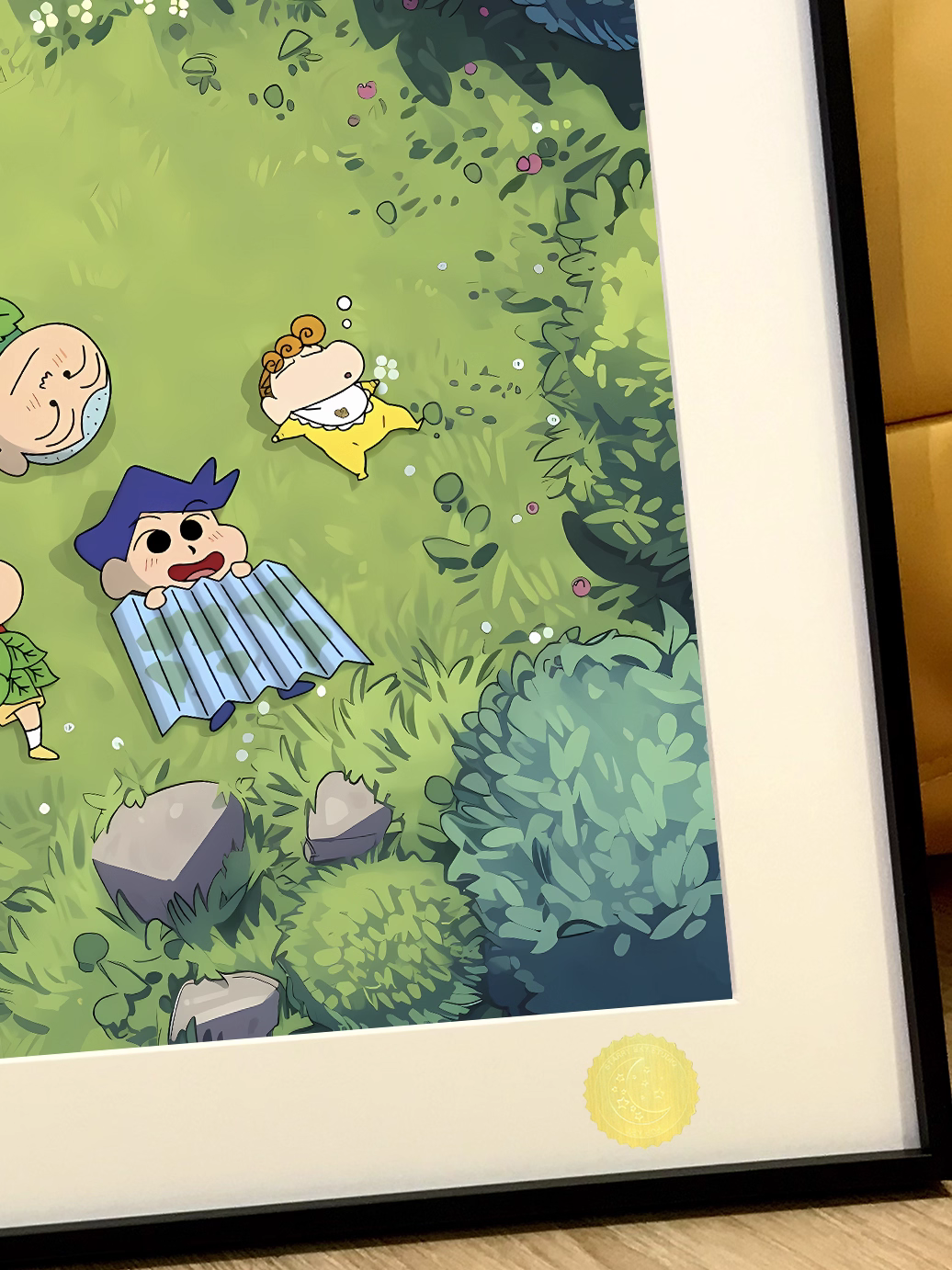 【Pre-sale】Decorative Painting of Camping Spring Festival-Crayon Shin-chan-XingKong Studio