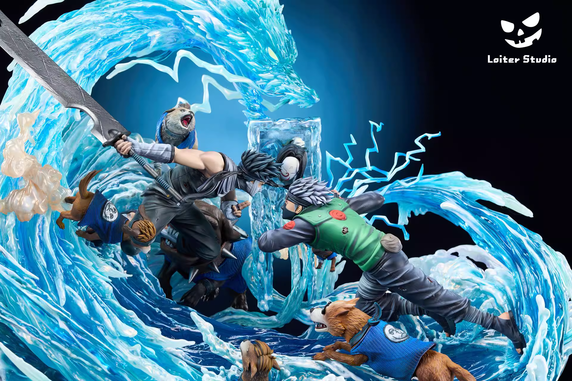 【Pre-sale】1/8 Scale Kakashi and Momochi Zabuza-Loiter Studio