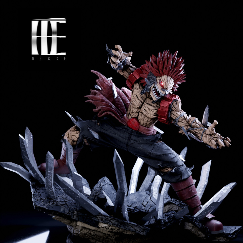 【Pre-sale】1/4 Scale RED RIOT KIRISHIMA with LED-Héroe Collectibles studio