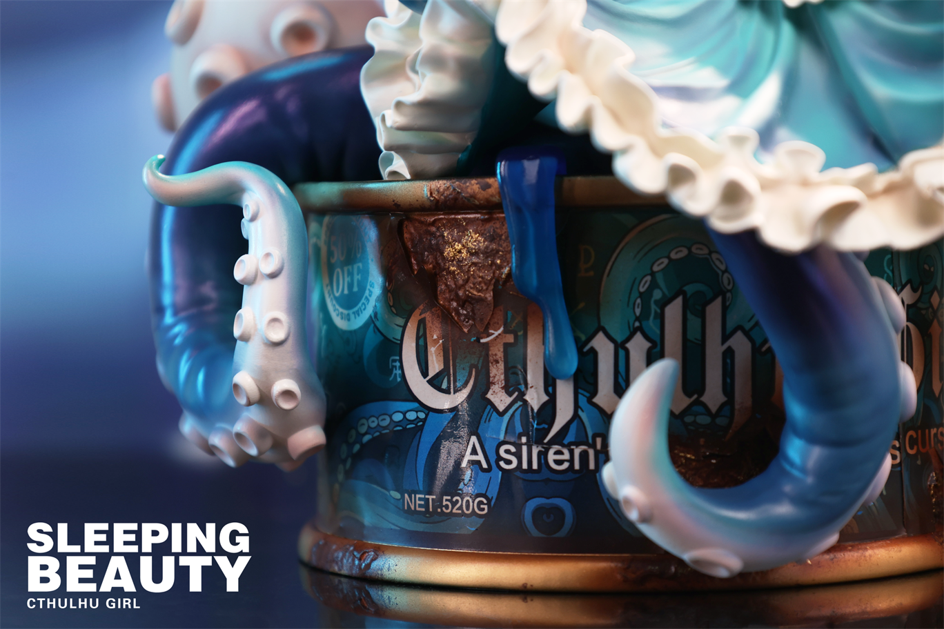 【Pre-sale】Sleeping Beauty-Cthulhu Girl-Abyss Bloom, Phantom Blue and Crimson Tide-WeArtDoing Studio
