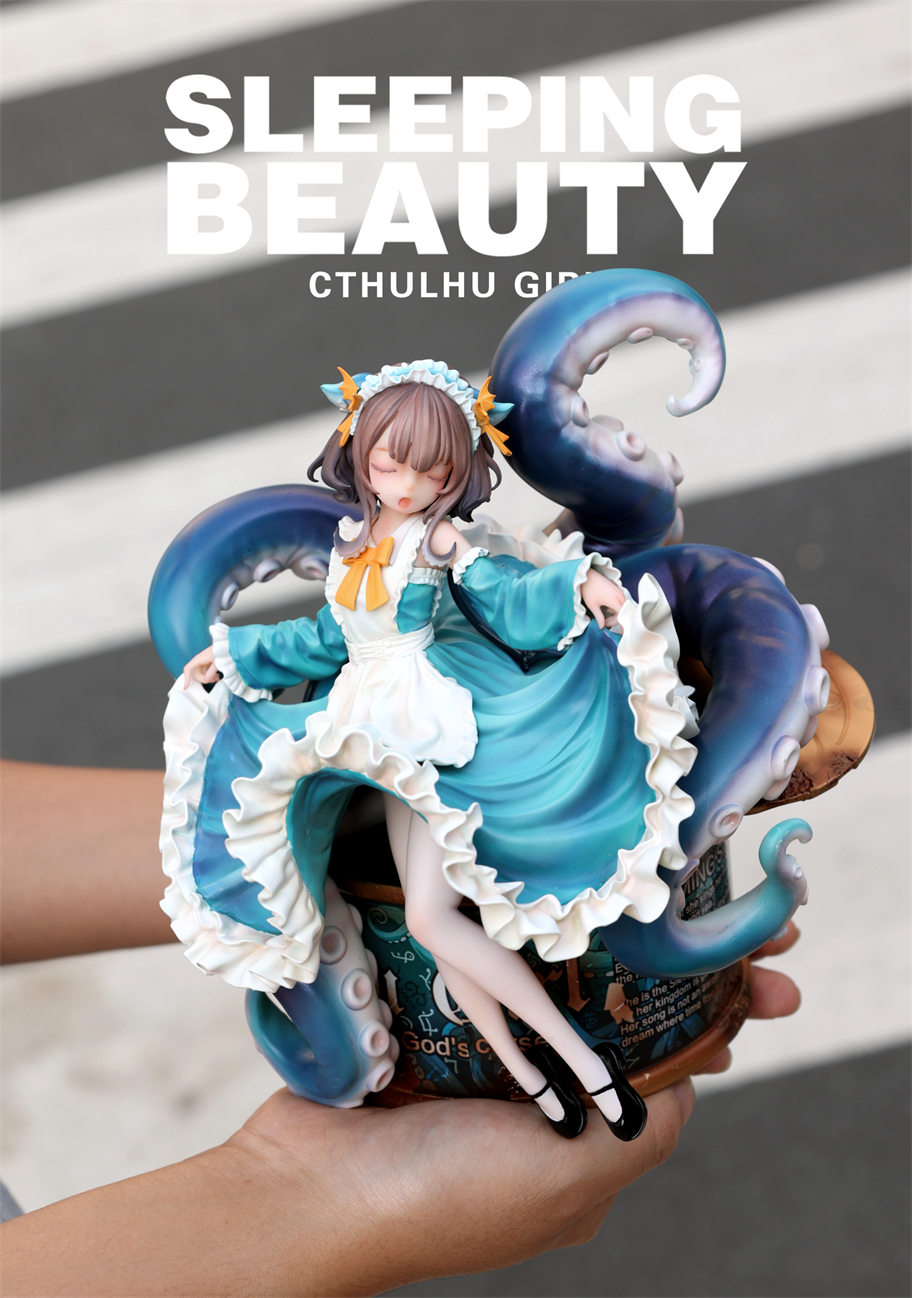 【Pre-sale】Sleeping Beauty-Cthulhu Girl-Abyss Bloom, Phantom Blue and Crimson Tide-WeArtDoing Studio