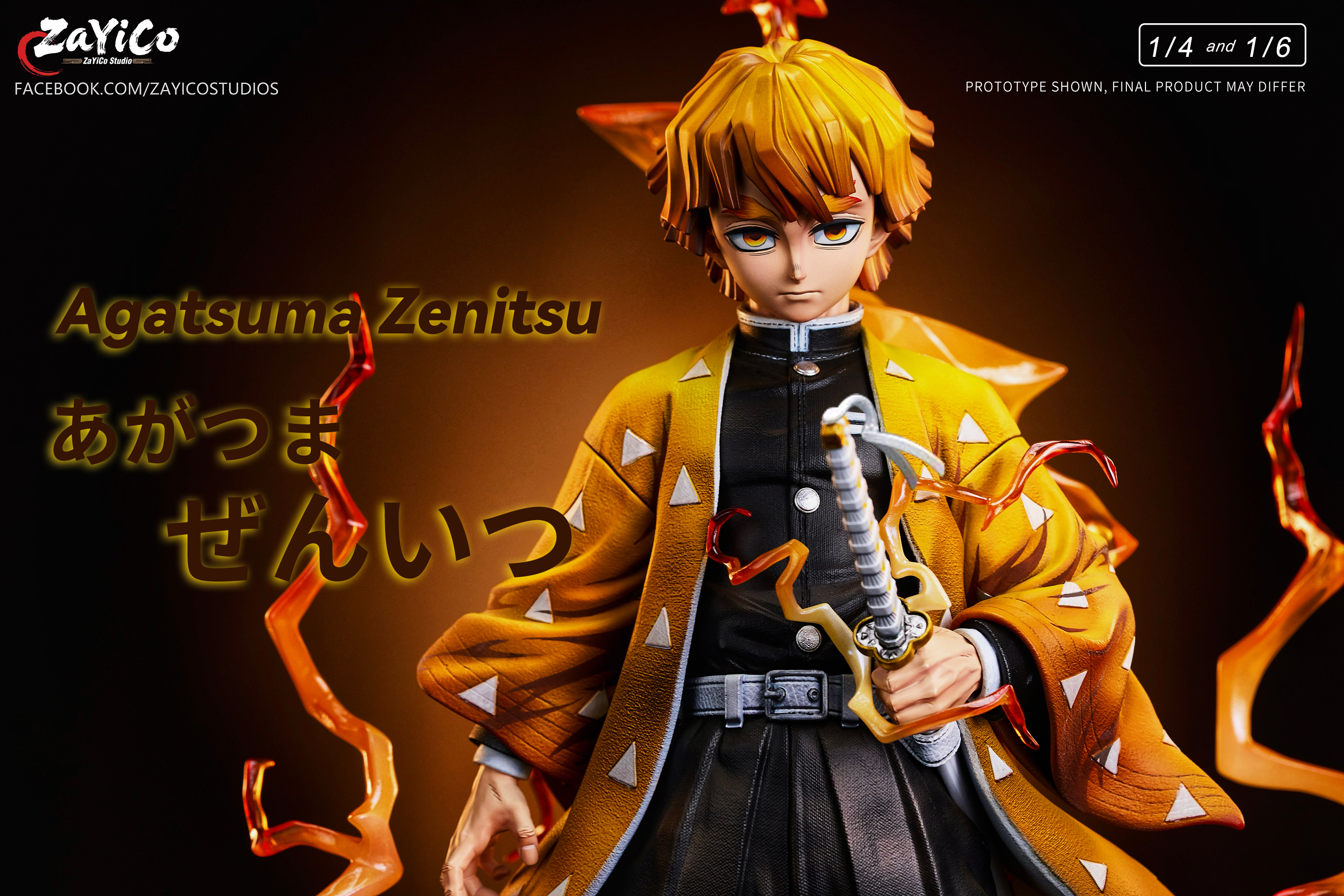 【Pre-sale】1/6 and 1/4 Scale Agatsuma Zenitsu-Zayico Studio