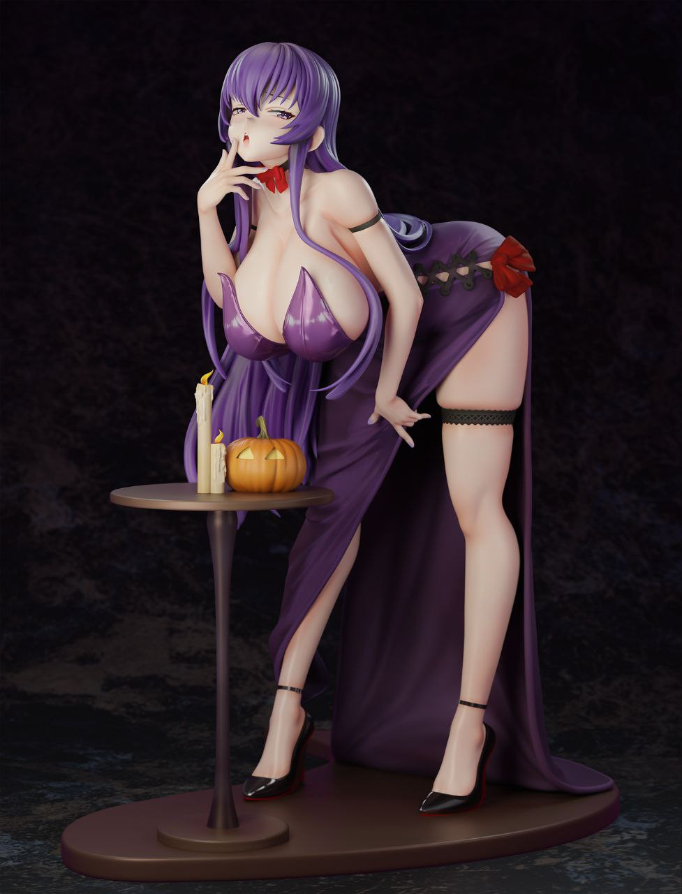 【Pre-sale】1/6 Scale Busujima Saeko Halloween dance party-Green tea Studio