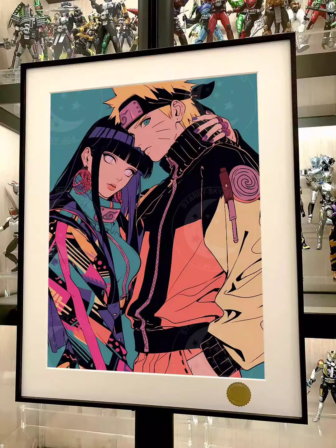 【Pre-sale】Decorative Painting of Uzumaki Naruto and Hyūga Hinata-XingKong Studio