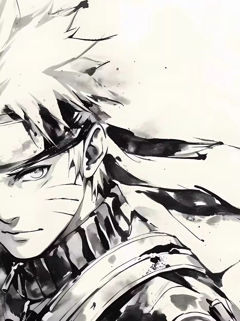 【Pre-sale】Decorative Painting of Uzumaki Naruto, Sasuke, Sakura and Hyūga Hinata-XingKong Studio