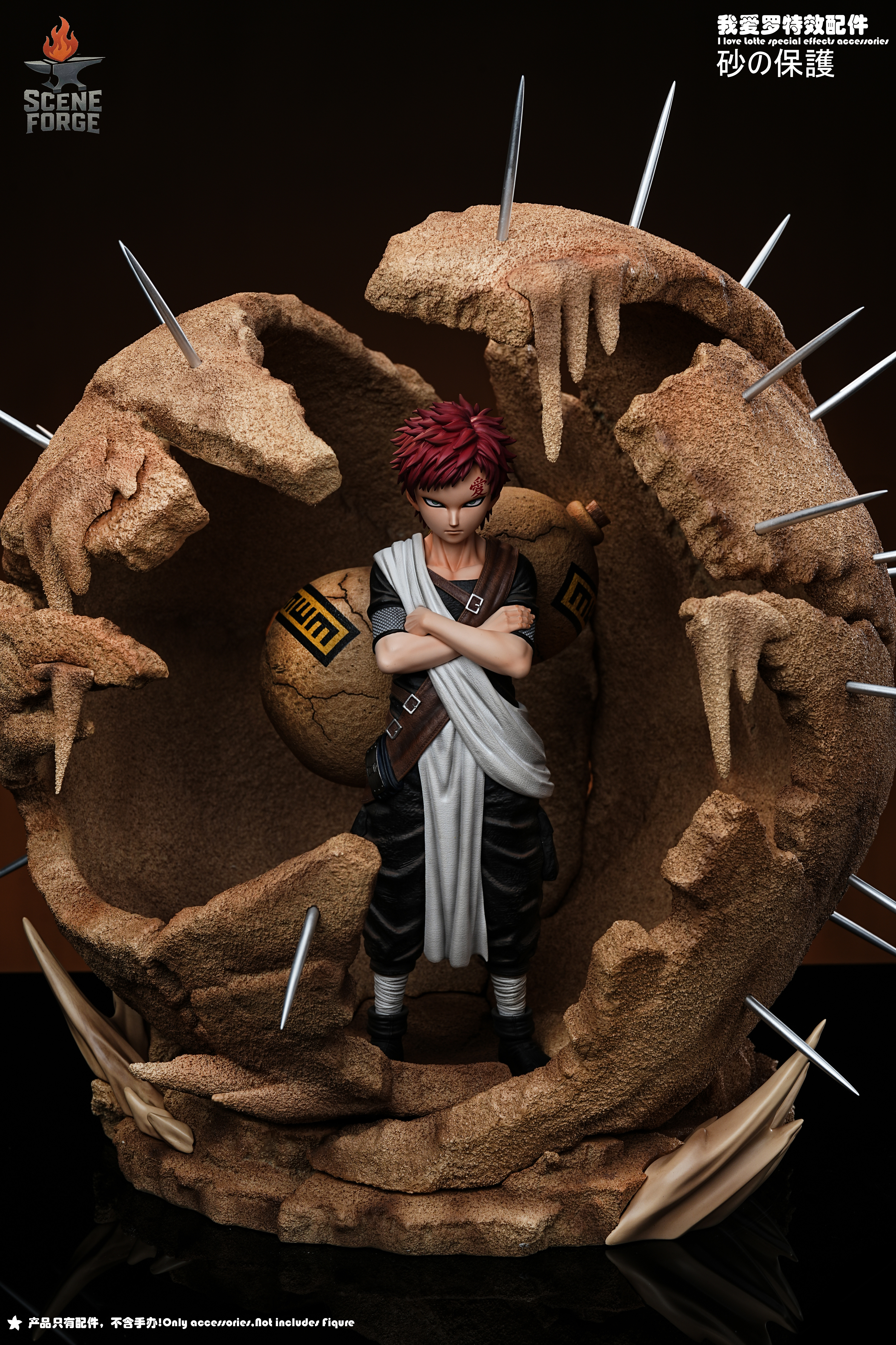 【Pre-sale】1/6 Scale Gaara Accessories (Gaara not included)-Scene Forge Studio