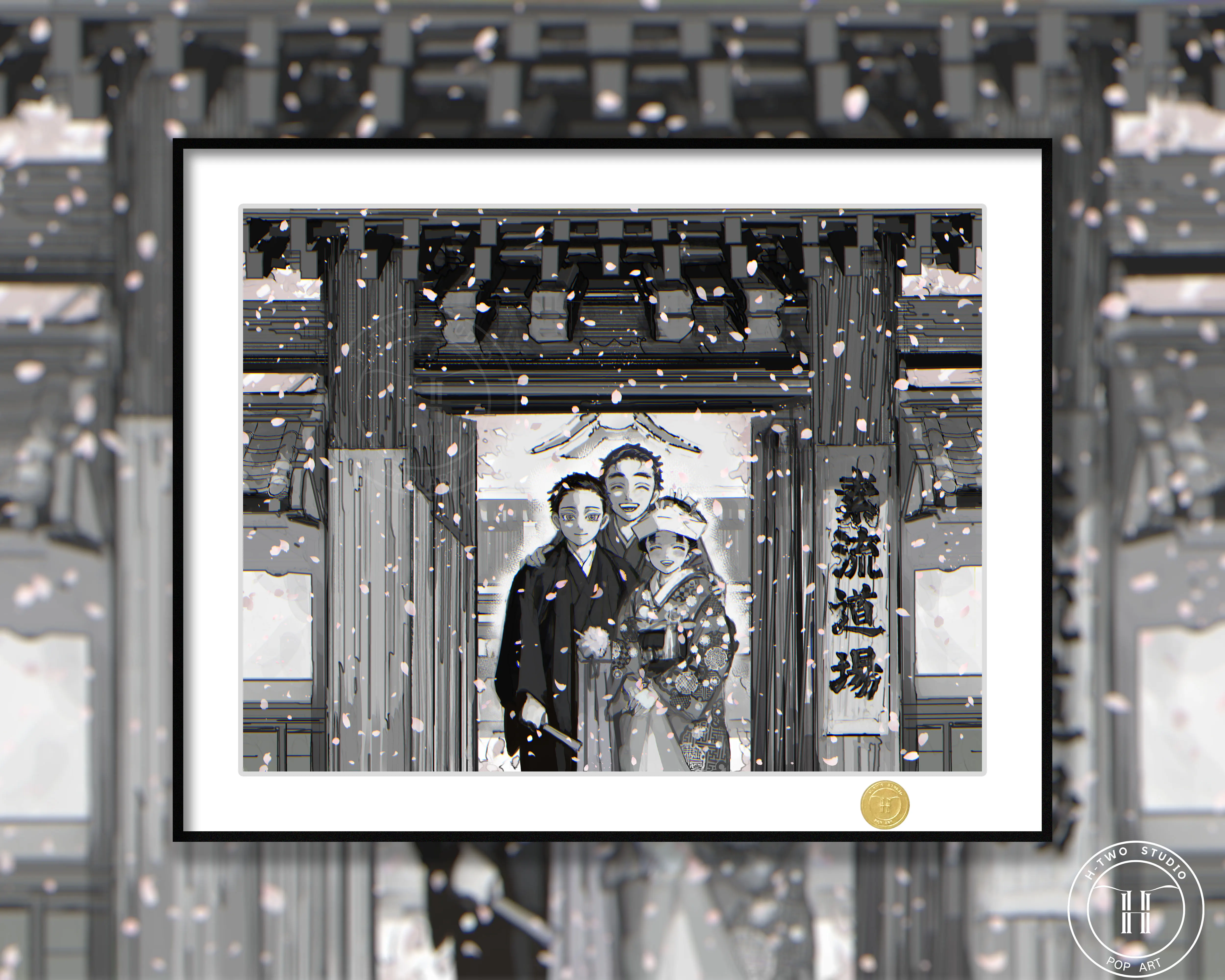 【Pre-sale】Decorative Painting of Akaza, Koyuki and けいぞう-H2 Studio