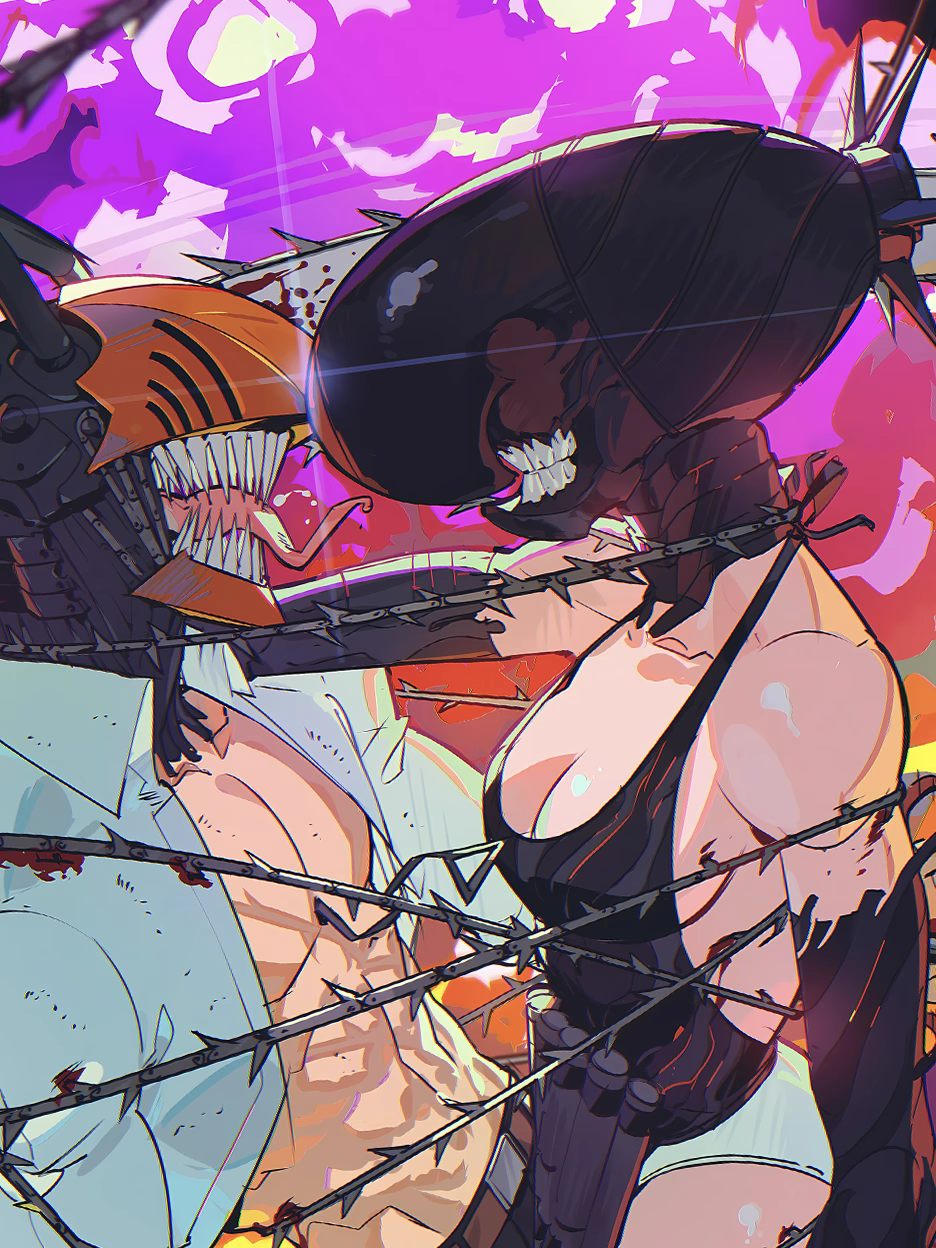 【Pre-sale】Decorative Painting of Denji and Reze-XingKong Studio