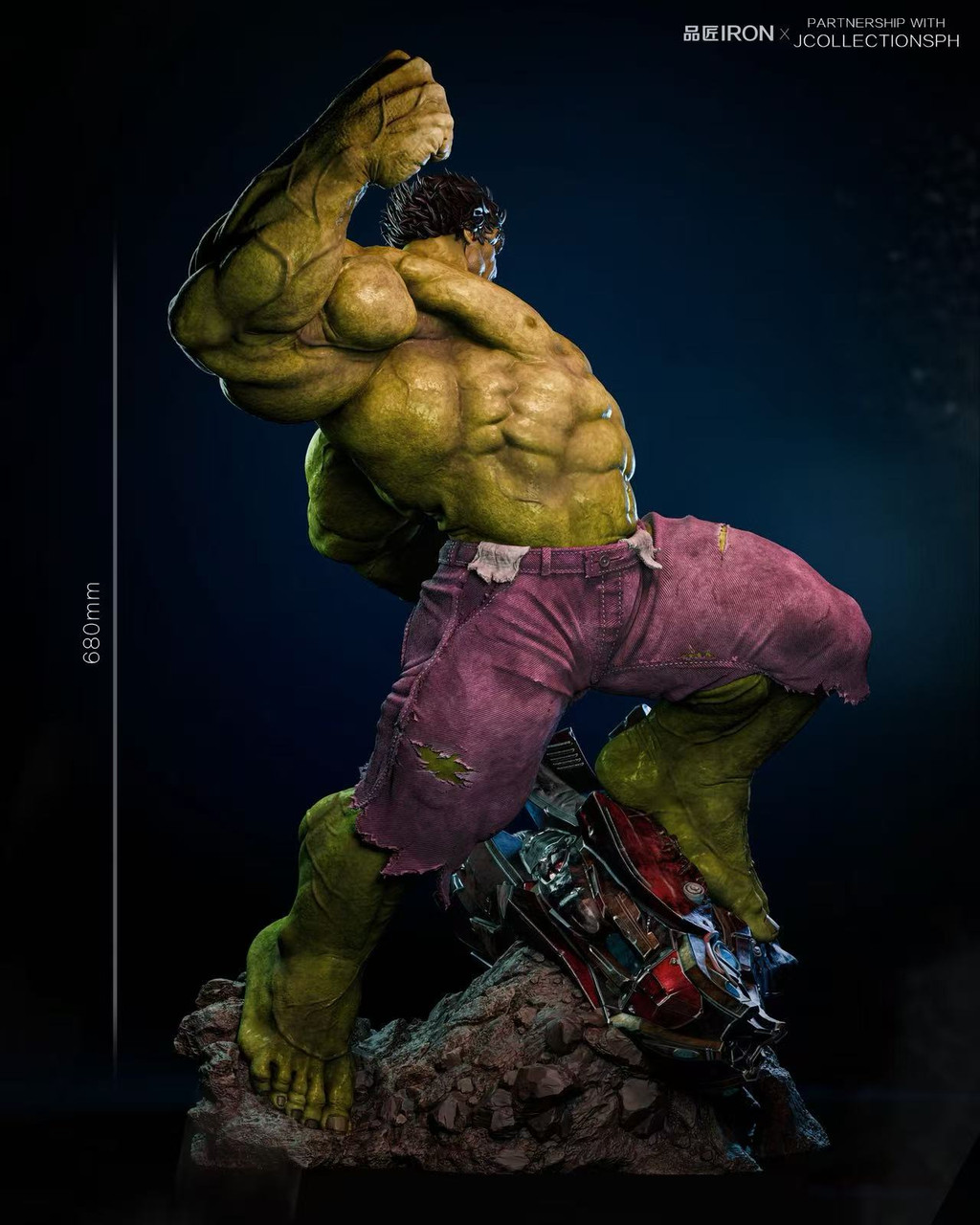 【Pre-sale】1/4 Scale Hulk with LED-IRON x JCOLLECTIONSPH Studio