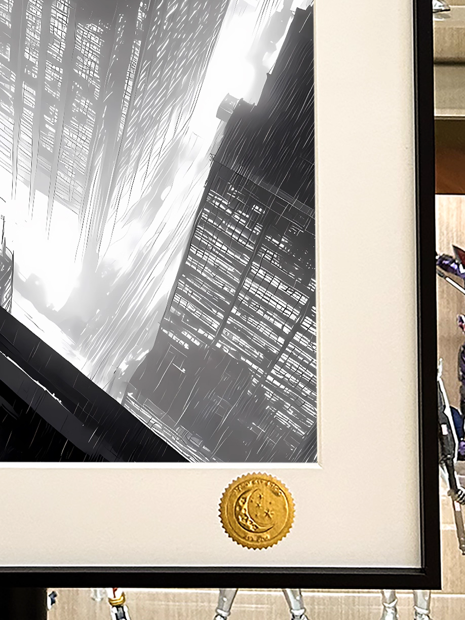 【Pre-sale】Decorative Painting of Rainy Night Gotham-XingKong Studio