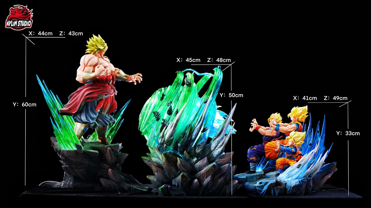 【Pre-sale】Broly VS Goku Gohan Goten-Kylin Studio