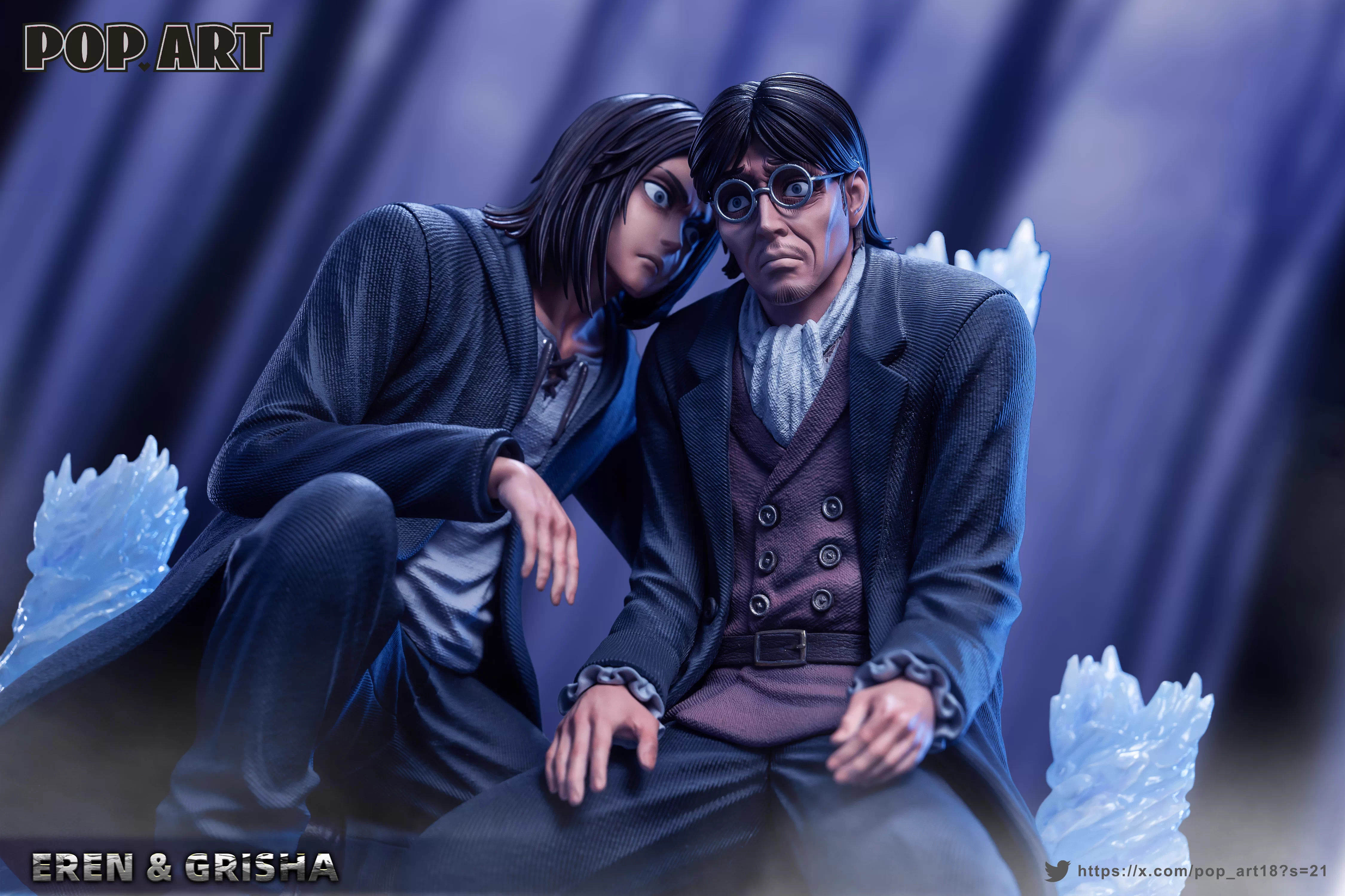 【Pre-sale】1/6 Scale Eren Jeager and Grisha Jaeger-POP.ART Studio