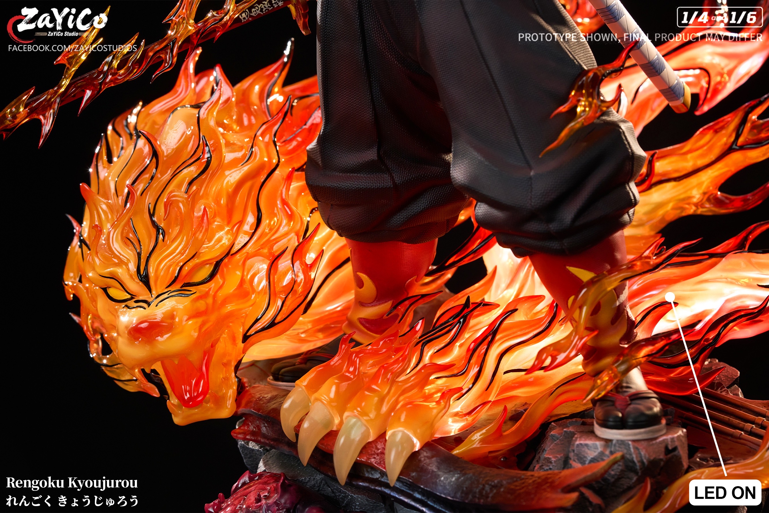 【Pre-sale】1/6 and 1/4 Scale Rengoku Kyoujurou with LED-Zayico Studio