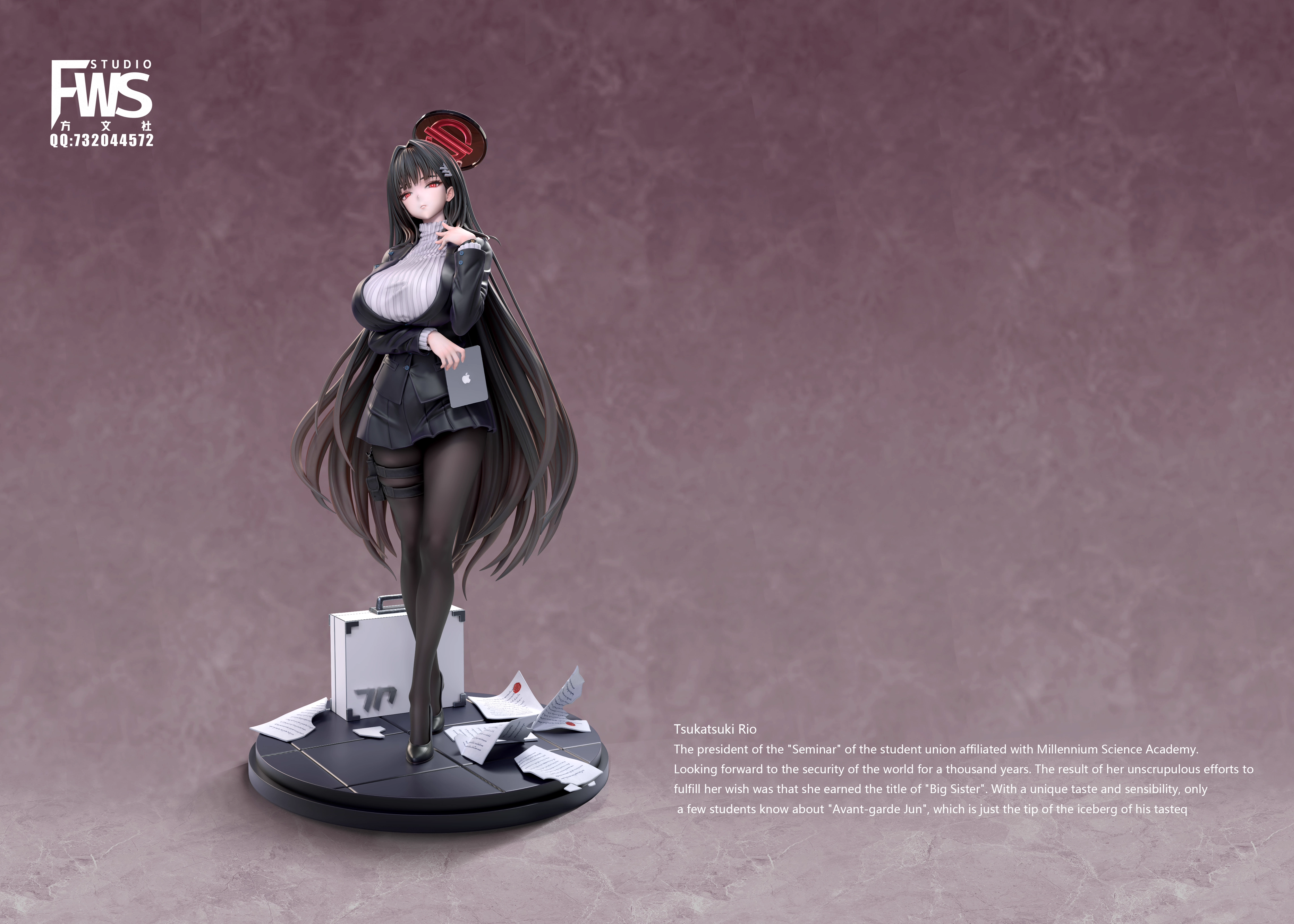 【Pre-sale】1/6 Scale Exclusive secretary Tsukatsuki Rio-FWS Studio