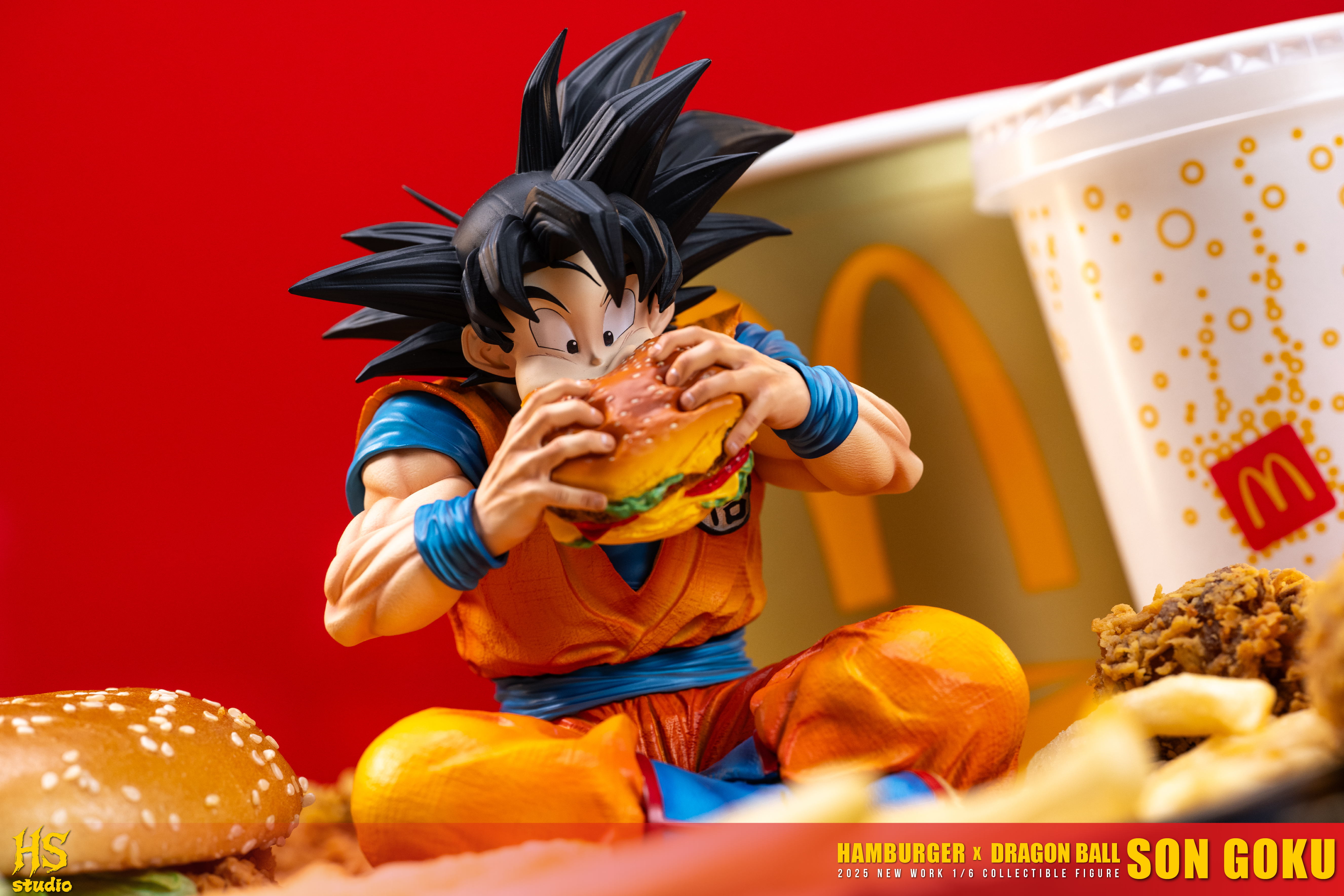 【Pre-sale】Hamburger Eating Son Goku-HS Studio