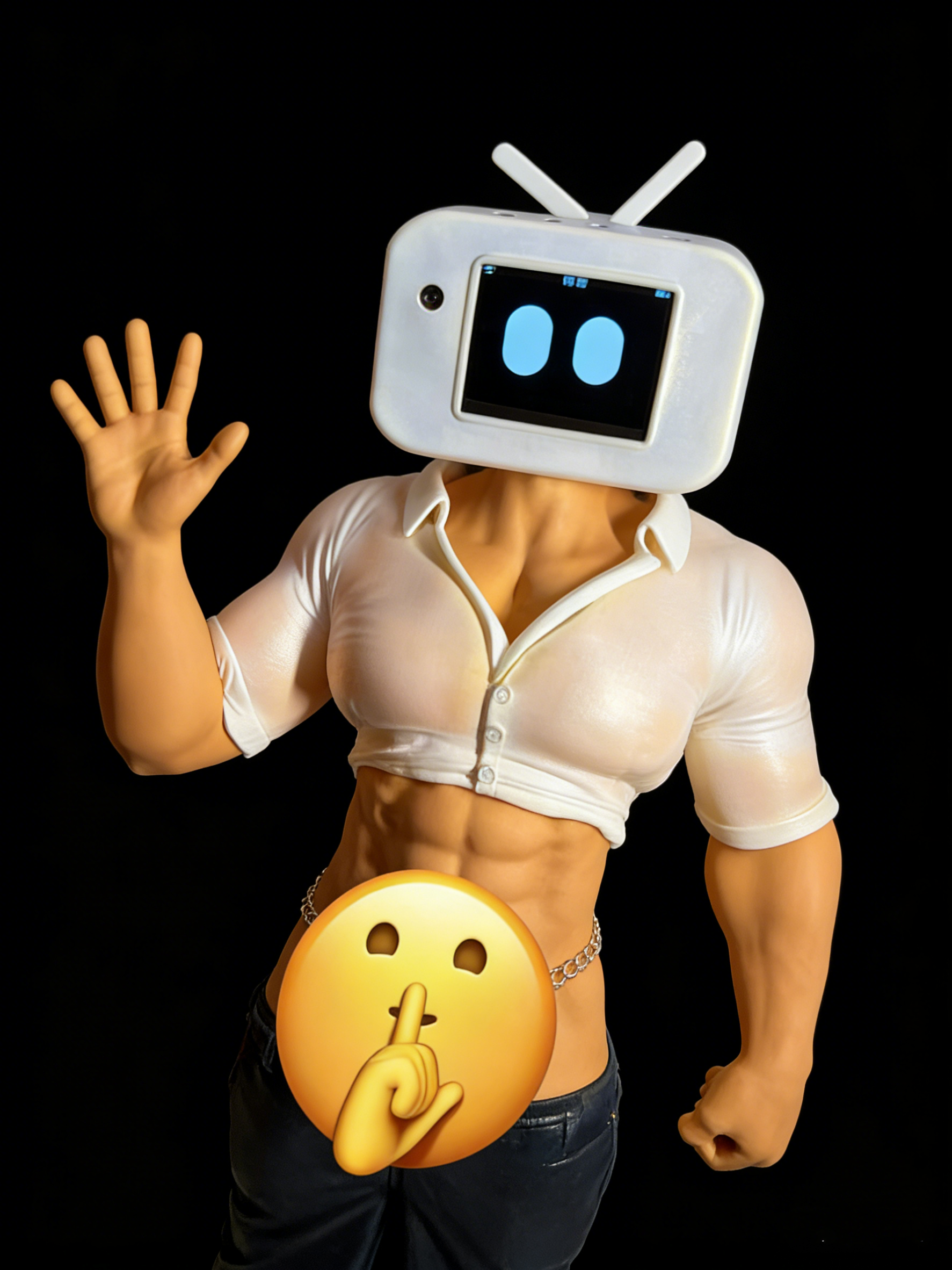 【Pre-sale】Hi and Waiter Version AI Salted Fish-Salted Fish Studio