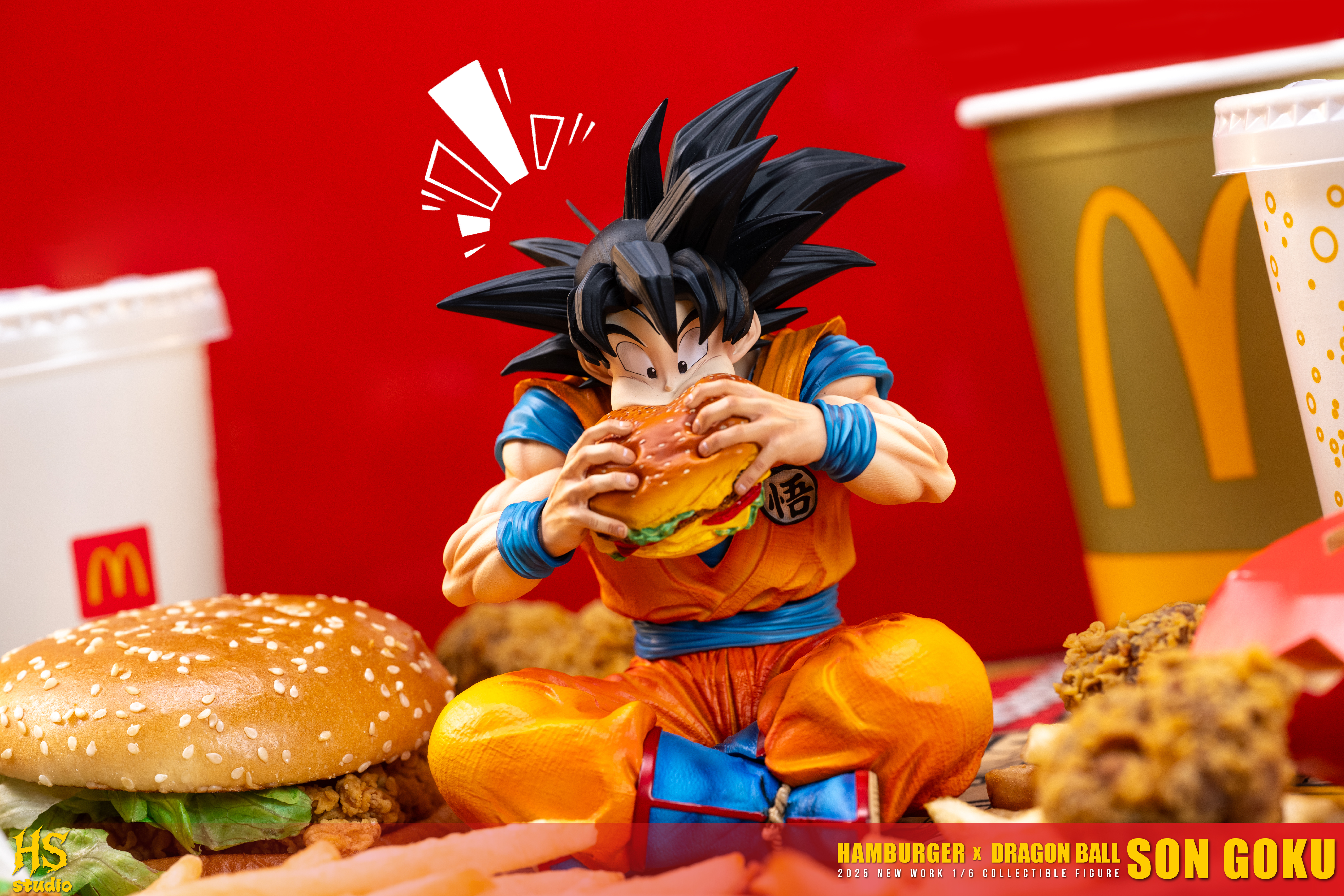 【Pre-sale】Hamburger Eating Son Goku-HS Studio