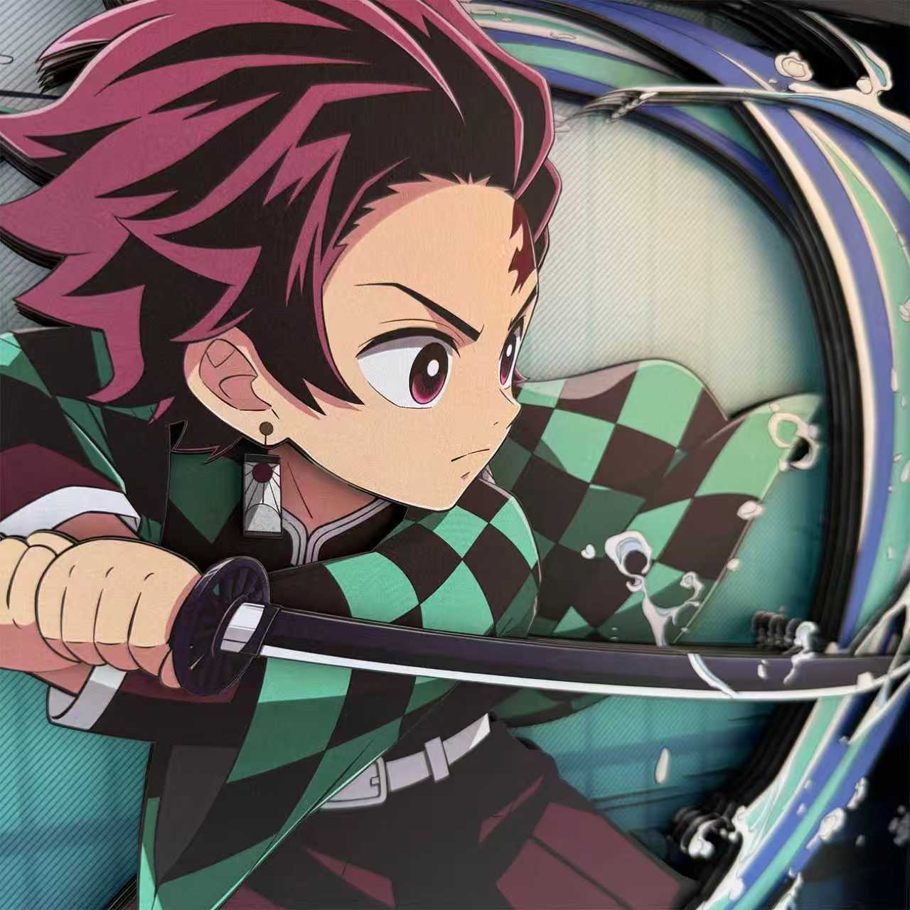 【In stock】Decorative Painting of Kamado Tanjirou-Aotu Panda Studio