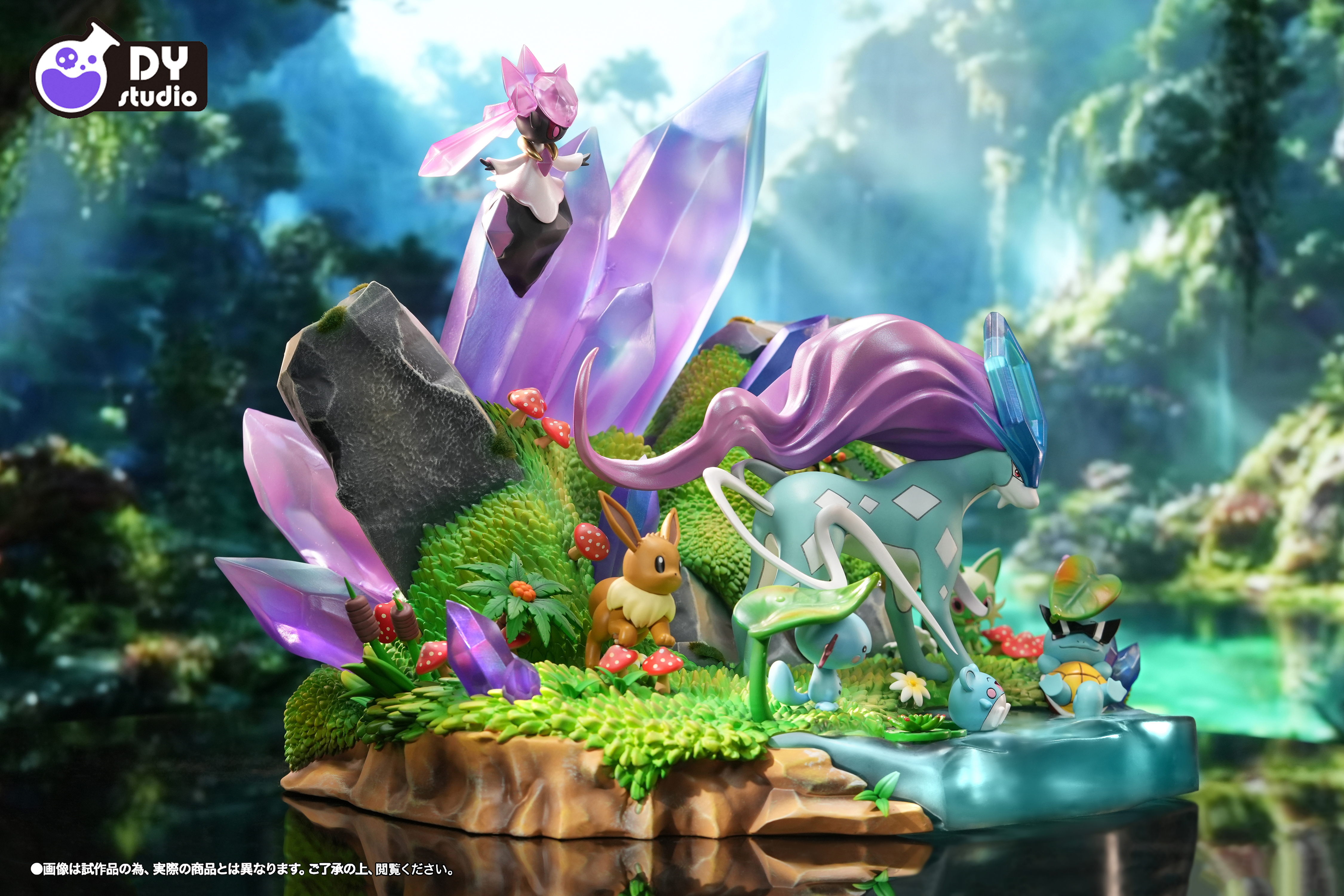 【Pre-sale】1/6 Scale Suicune and Pokémon in the Afternoon Sun-DY Studio