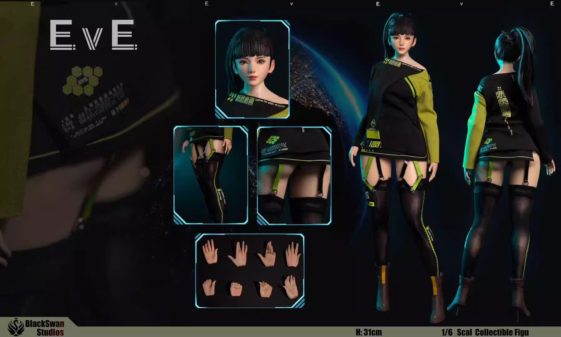 【Pre-sale】1/6 Scale Eve-BlackSwan Studio